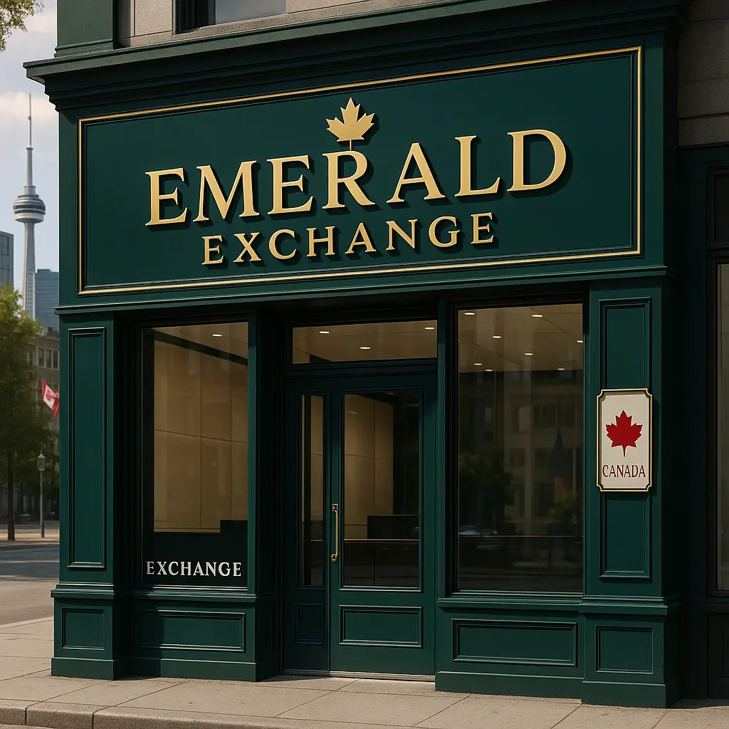انتقال پول و حواله دلار کانادا به کانادا با Emerald Exchange